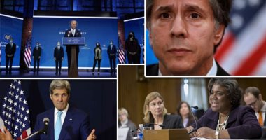  فريق "بايدن" للأمن القومى والسياسة الخارجية..بلينكين يخطط لإعادة أمريكا للساحة الدولية.. أفريل أول امرأة كمدير للمخابرات الوطنية ..ليندا خبرة دبلوماسية 35 عاما للأمم المتحدة.. وكيرى مخضرم شارك فى حرب فيتنام