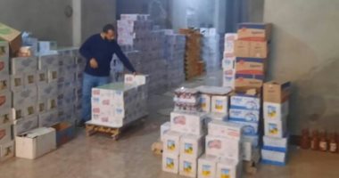ضبط حلويات أطفال مجهولة المصدر بمخزن فى حى الضواحى ببورسعيد