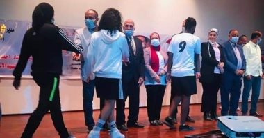 جامعة حلوان تحصل على المركز الأول بمنافسات أولمبياد الفتاة الجامعية بالأقصر