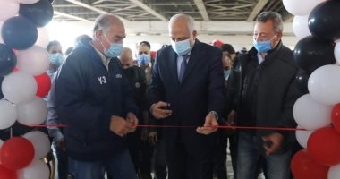 محافظ الجيزة يفتتح موقف الوراق الجديد.. يتسع لـ600 سيارة.. صور
