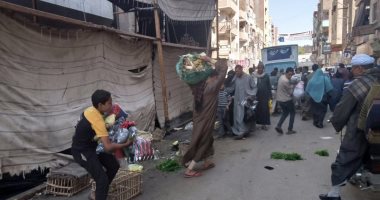 تحرير 58 محضرا فى حملة إزالة إشغالات بنجع حمادى فى قنا ‎