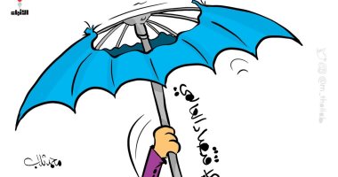 الاقتصادى العالمى ينهار سريعا بسبب كورونا فى كاريكاتير كويتى