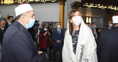 وزيرة الهجرة تنشر صورها من داخل مساجد دمياط.. وتعلق: نشكر ربنا على نعمة الوطن