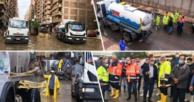 كيف استطاعت الإسكندرية التغلب على مشكلة غرق بعض المناطق بمياه الأمطار؟.. تطبيق خطة جديدة للتصريف وتخفيض ضغوط مياه الشرب بنسبة 40%.. رصد 73 بؤرة تجمع ودعمها بسيارات الشفط.. والمحافظ يؤكد تنفيذ خطة عاجلة.. صور