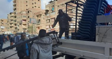 محافظ الجيزة يكشف رفع 1244 حالة إشغال للمقاهي والمطاعم والمحال.. صور