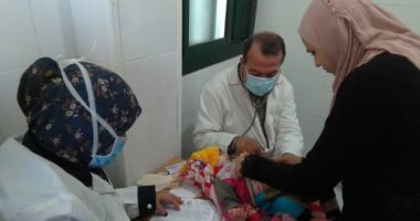 انطلاق قافلة طبية تضم 10 عيادات لقرية القصبة بكفر الشيخ.. صور
