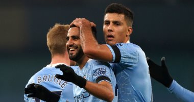 هاتريك محرز يقود مانشستر سيتي لسحق بيرنلى بخماسية فى الدوري الإنجليزي.. فيديو