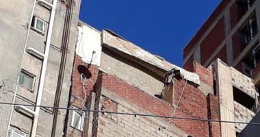 سقوط أجزاء من عقار بمنطقة أبو قير شرق الإسكندرية دون إصابات