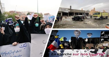 صور العالم هذا المساء.. مظاهرات حاشدة في فرنسا للتنديد بقانون الأمن.. قتلى وجرحى فى انفجار غازى بالسعودية.. تعيين أول كاردينال أمريكي من أصل أفريقي في التاريخ الكاثوليكي.. احتجاجات في إيران على اغتيال محسن زاده