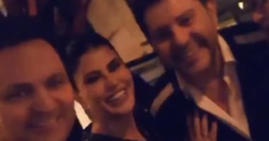 جومانا مراد وأصالة يشاركان هانى شاكر فرحته بالدويتو الأخير مع أحمد سعد.. فيديو