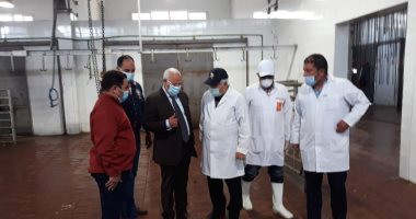 محافظ بورسعيد يتفقد مجزر منطقة القابوطى الجديد لمتابعة انتظام العمل