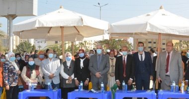 رئيس جامعة الفيوم يشهد انطلاق فعاليات حملة مناهضة العنف ضد المرأة