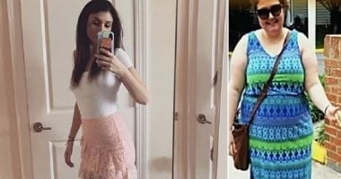 "الدايت" بوابتها للشهرة.. أمريكية تفقد 50 كيلو من وزنها وتصبح عارضة أزياء