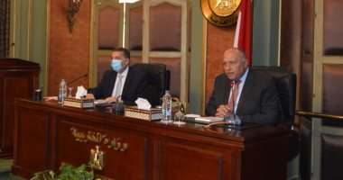 شكرى يؤكد لقيادات الوزارة دورهم الهام لتنفيذ أولويات السياسة الخارجية المصرية
