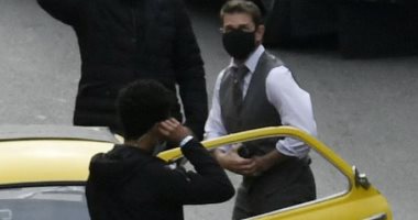 توم كروز يصور مشاهد جديدة من فيلمه الجديد "Mission: Impossible 7" بروما.. صور