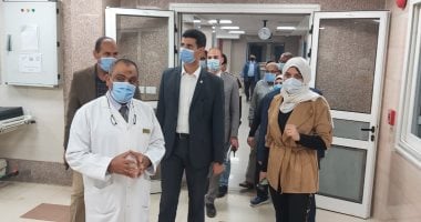 نائبا محافظ القليوبية يتابعان المستشفيات التى تقدم الخدمة الطبية لمصابى كورونا