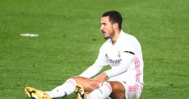 تعرف على التشخيص المبدئي لإصابة هازارد نجم وسط ريال مدريد