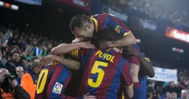 برشلونة يُذكر ريال مدريد بخماسية الليجا التاريخية فى موسم 2011.. فيديو