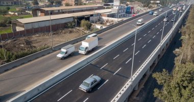 وزير النقل ومحافظ القليوبية يشهدان التشغيل التجريبى لكوبرى قلما العلوى
