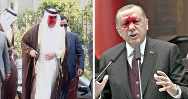 أردوغان وحمد بن جاسم على نفس الخط.. من يحكم قطر؟.. خطابات الرئيس التركى تأتى بما ينطق به بن جاسم عبر حسابه على تويتر.. وأمير الدوحة يبدو كالمرسال..الحديث عن الوحدة العربية وقضية فلسطين مضامين مشتركة بين الطرفين 
