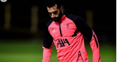 محمد صلاح فى أحدث صورة من استعداداته لمباراة ليفربول وأياكس بدورى أبطال أوروبا