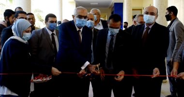 رئيس جامعة المنصورة يفتتح المرحلة الثانية لتطوير وحدات تعليمية بكلية الهندسة