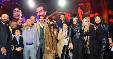 نضال الشافعى ووفاء عامر يحتفلان بالعرض الخاص لفيلم "خان تيولا".. صور 