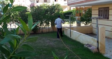 حملات تطهير وتعقيم بمدن وقرى كفر الشيخ للحد من انتشار فيروس كورونا.. صور