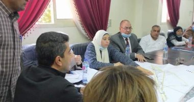 رئيس مدينة البياضية يستقبل وفد التخطيط العمرانى لدراسة مخطط قرية الروافعة