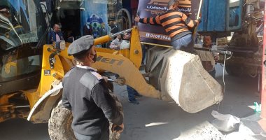 تحرير 3651 مخالفة ومصادرة مضبوطات متنوعة فى حملة لرفع الإشغالات بدمياط
