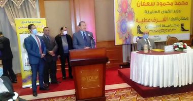 وزير القوى العاملة يشهد حفل زفاف جماعى لـ14 عروسة من ذوى الهمم.. صور