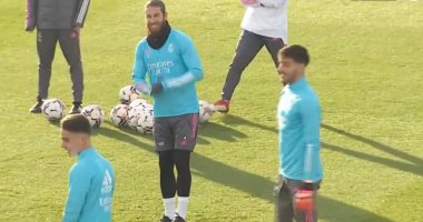 راموس يعود لتدريبات ريال مدريد قبل موقعة إشبيلية فى الليجا