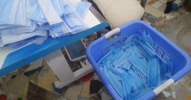 ‎التحفظ على 75 ألف كمامة مجهولة المصدر قبل ترويجها بالإسكندرية