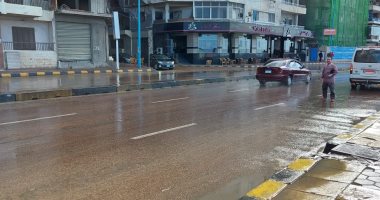أمطار غزيرة تضرب الإسكندرية قبل نهائى كأس مصر ببرج العرب.. فيديو لايف