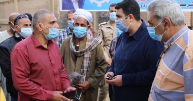 نائب محافظ السويس يتفقد أعمال إنشاء شبكة صرف صحى جديدة وحديقة عامة.. صور