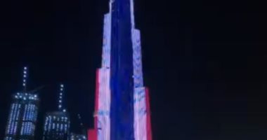 برج خليفة يحتفى باليوم الوطنى لمملكة تايلاند.. فيديو وصور