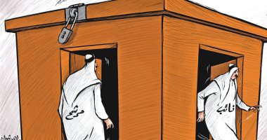الصندوق الانتخابى يحول المرشح إلى نائب فى كاريكاتير كويتى