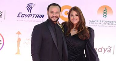 هنادي مهنا وأحمد خالد صالح من شهر العسل للسجادة الحمراء بمهرجان القاهرة