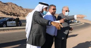 محافظ جنوب سيناء ورئيس هيئة موانئ البحر الأحمر يتفقدان موقع إنشاء ميناء اليخوت