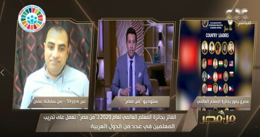 الفائز بجائزة المعلم العالمى لـ"من مصر": جاءت نتاج جهد كبير ووزير التعليم عبقرى