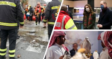 صور العالم هذا الصباح.. فيضانات عارمة تضرب شمال إيطاليا والسلطات تعلن الإنذار الأحمر.. الأمير ويليام وزوجته في جولة بالقطار الملكي لتكريم العمال بريطانيا.. ملايين الريالات للصقر الفائز فى مهرجان الملك عبدالعزيز