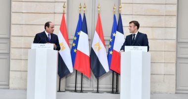 قمة السيسي - ماكرون بقصر الإليزيه.. لا سبيل لتسوية أزمات شرق المتوسط وليبيا وسوريا إلا بحلول سياسية.. الرئيس يطالب بوقف أعمال العنف فى الأراضى الفلسطينية فورا .. ويؤكد: مصر لن تقبل الإضرار بمصالحها المائية