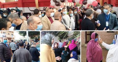 الناخبون يتوافدون للإدلاء بأصواتهم فى جولة إعادة انتخابات مجلس النواب بالمحافظات.. السيدات وكبار السن وذوى الاحتياجات يتصدرون المشهد بالقليوبية والمنوفية بكفر الشيخ.. والتزام بارتداء الكمامات بالدقهلية.. صور