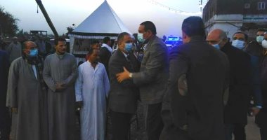 محافظ البحيرة يقدم واجب العزاء فى وفاة شقيقة رئيس نادى القضاة بالمحافظة