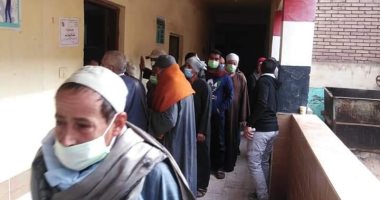 توافد كبار السن للإدلاء بأصواتهم بانتخابات الإعادة لمجلس النواب بالمنوفية 