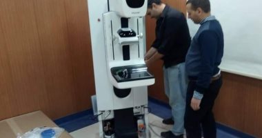 جهاز ترقيم آلى لمرضى مستشفى بنى سويف التخصصى لمنع تفشى كورونا