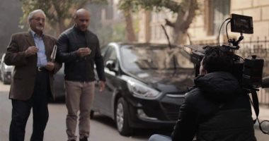 صورة.. شاهد أحمد مكى فى كواليس مسلسل "الاختيار 2"