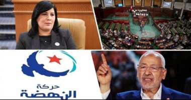 السلاح الأبيض بيد الإخوان تحت قبة برلمان تونس بسبب "الأمهات العازبات".. نقاش حول المرأة يتحول لمشادات بين الديمقراطية والكرامة ويصل للضرب بآلة حادة.. عبير موسى: لا نستبعد ارتكاب الإخوان الإرهابية جرائم قتل
