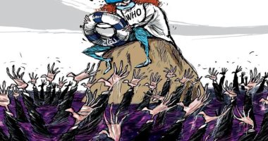 كاريكاتير صحيفة سعودية.. اللقاح طوق النجاه لألاف البشر