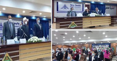 أسامة الأزهرى من جامعة بنها: القرآن الكريم أول من حذر من الفساد.. وحسن البنا وضع أسس ظهور 40 تيارا تكفيريا بدأت بجماعة الإخوان حتى داعش.. التيارات المتطرفة تبنت هدم الوطن بوصفه حفنة تراب لكن الوطن شعب له تاريخ